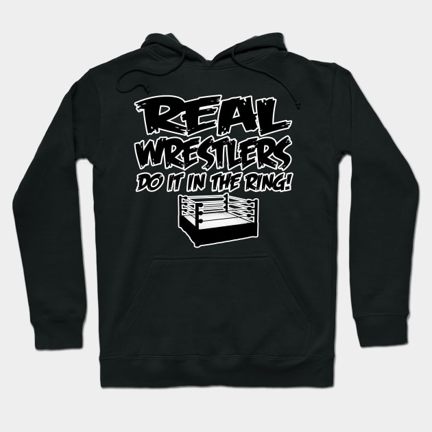 Real Wrestlers Hoodie by BigOrangeShirtShop